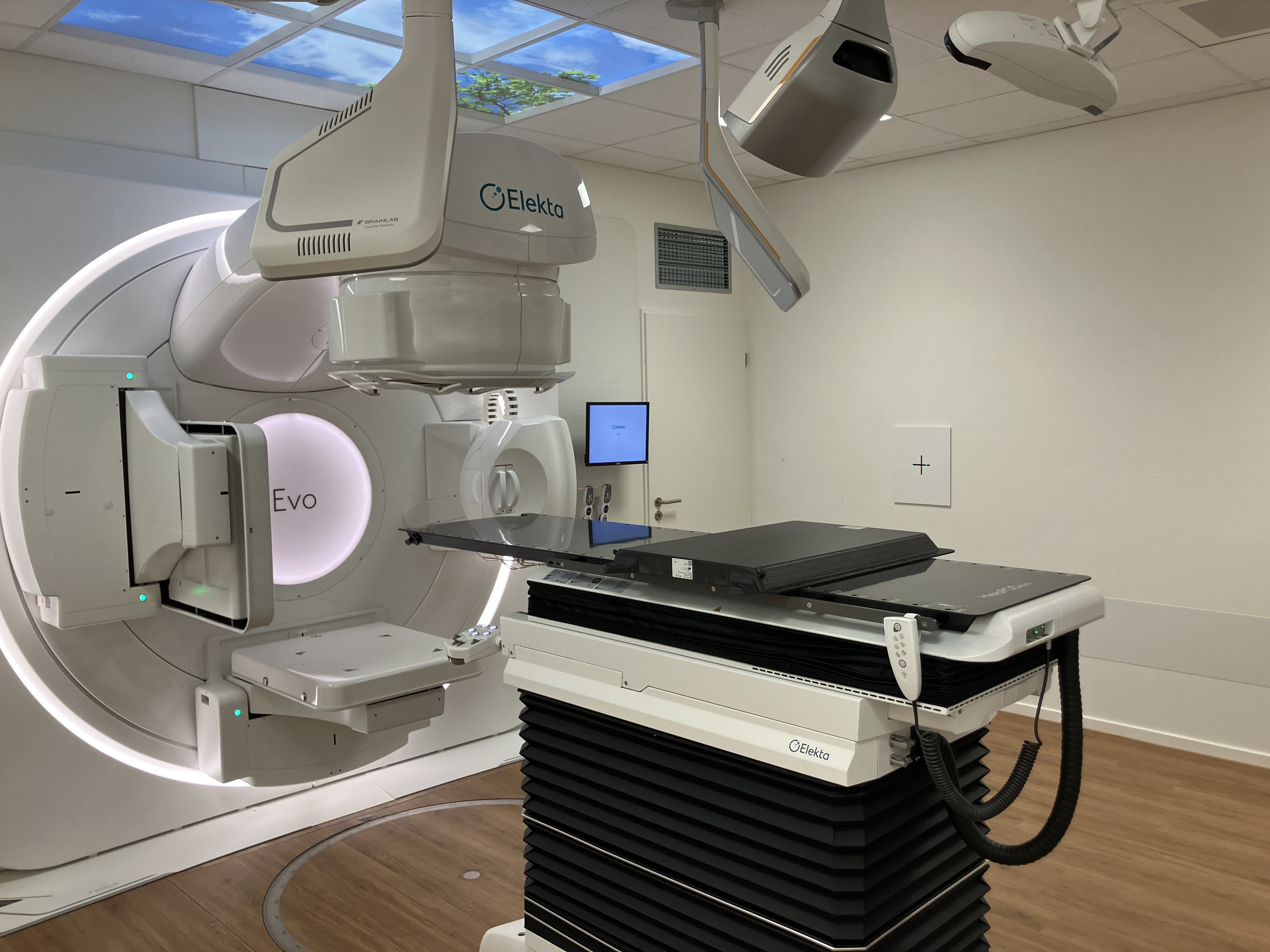 Strahlenschutz Elemente auf dem Boden