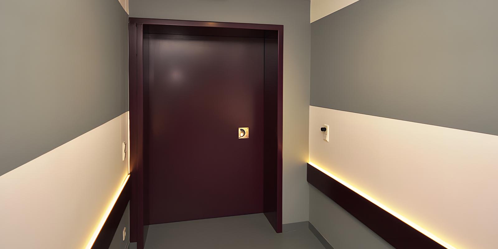 Strahlenschutztore Hängend, Linearkugelführung