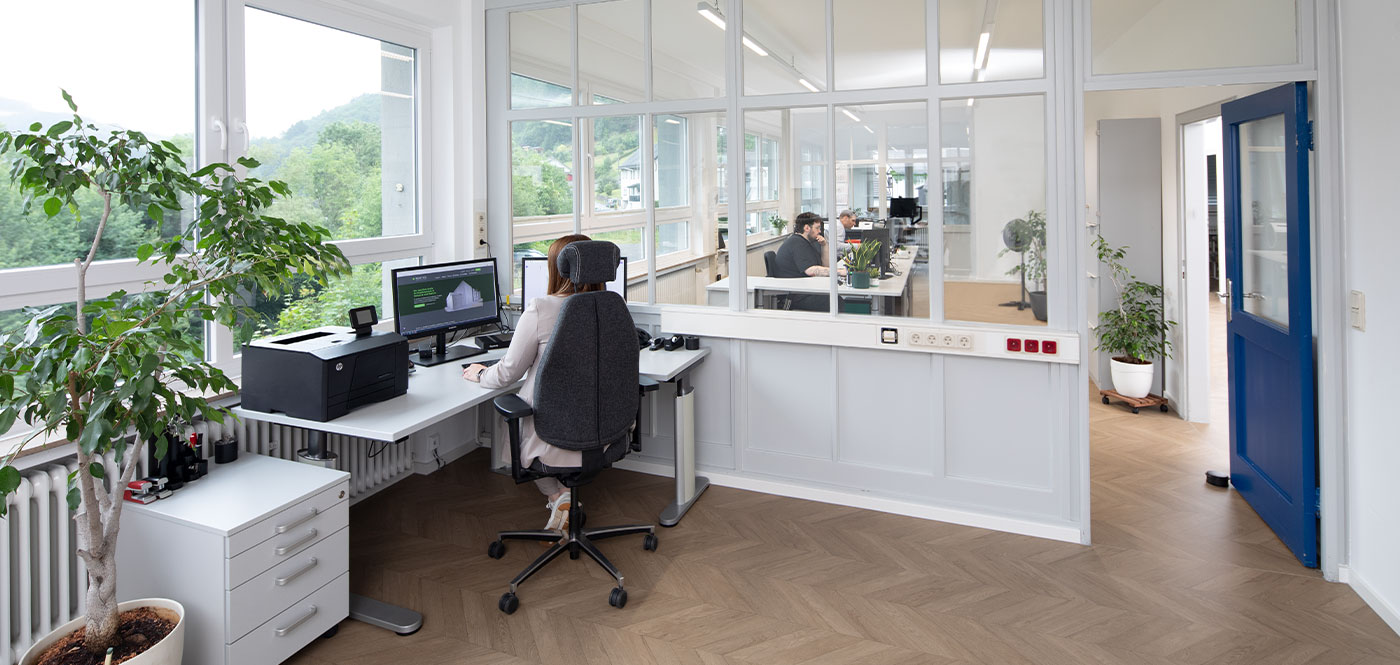 Das Büro von PONTAX in Lennestadt